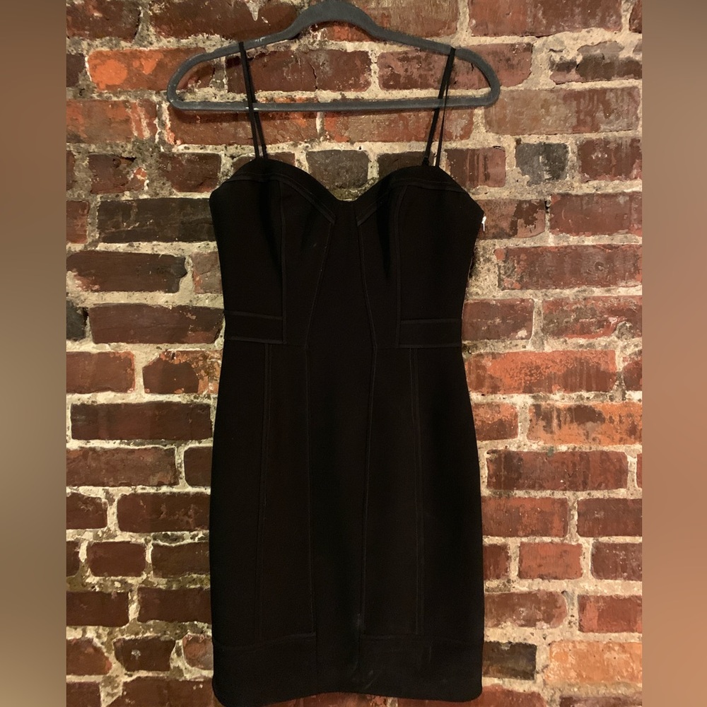 Alexander Wang, black scuba mini dress